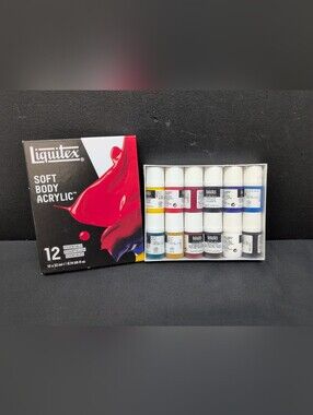Liquitex Professional Soft Body Acrylic Essentials Paint Set 12 x 22ml 12Pcs